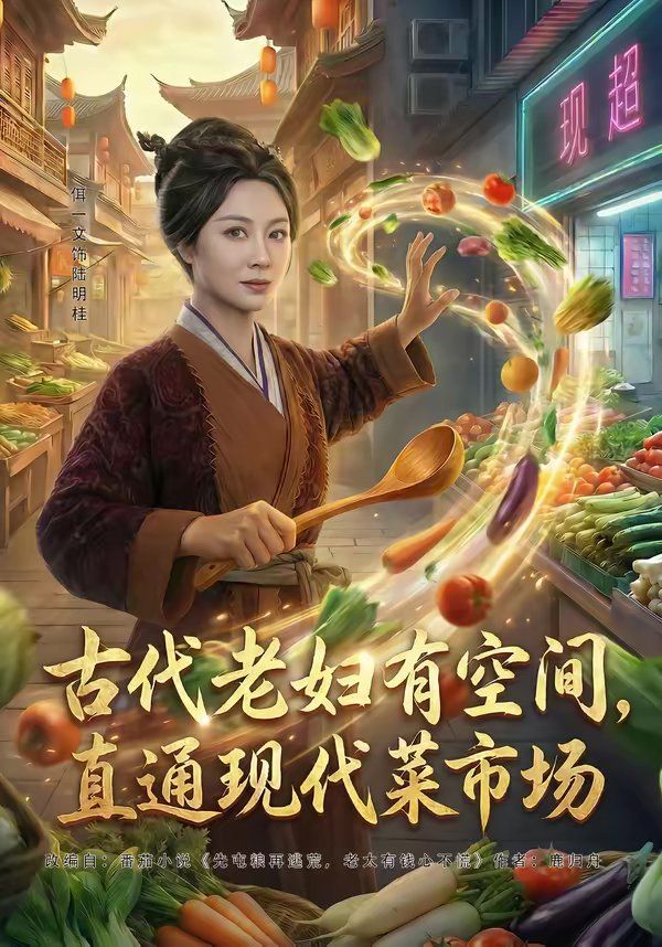 古代老妇有空间，直通现代菜市场(全集)